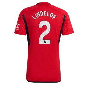 Manchester United Victor Lindelof #2 Replica Home Stadium Shirt 2023-24 Short Sleeve